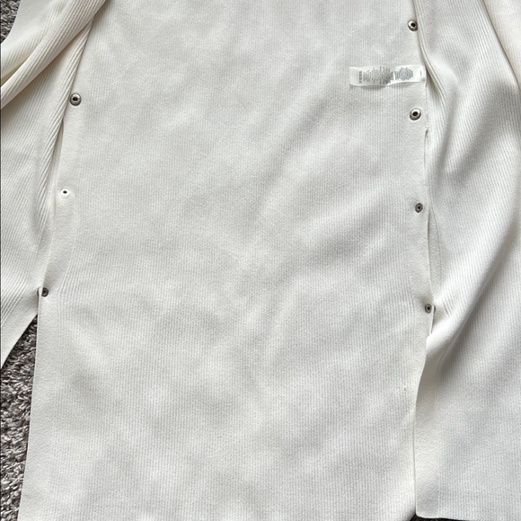 Like New! Elie Tahari Open Front Ribbed Cardigan Sleeveless in Size S - Picture 9 of 11